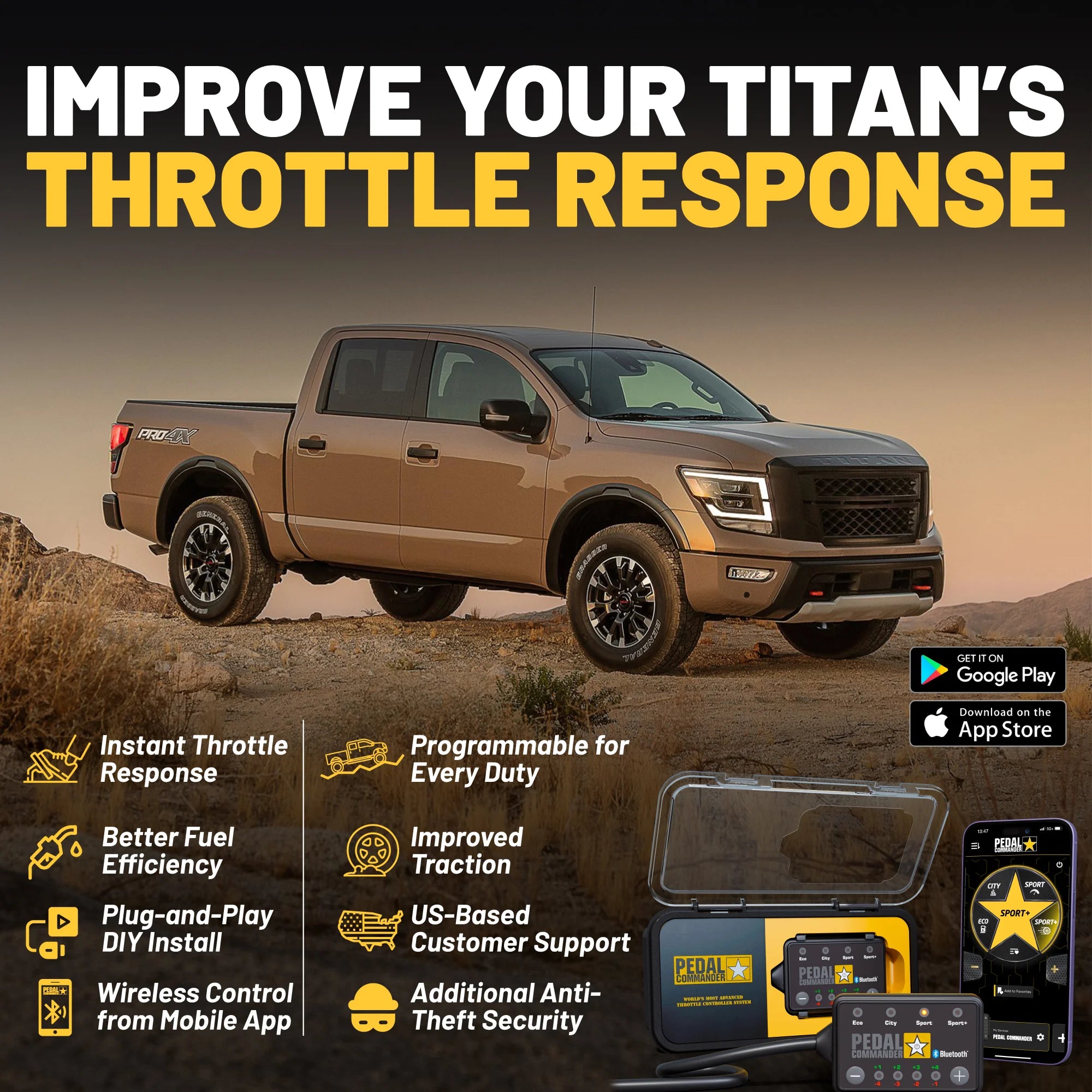 Pedal Commander für Nissan Titan