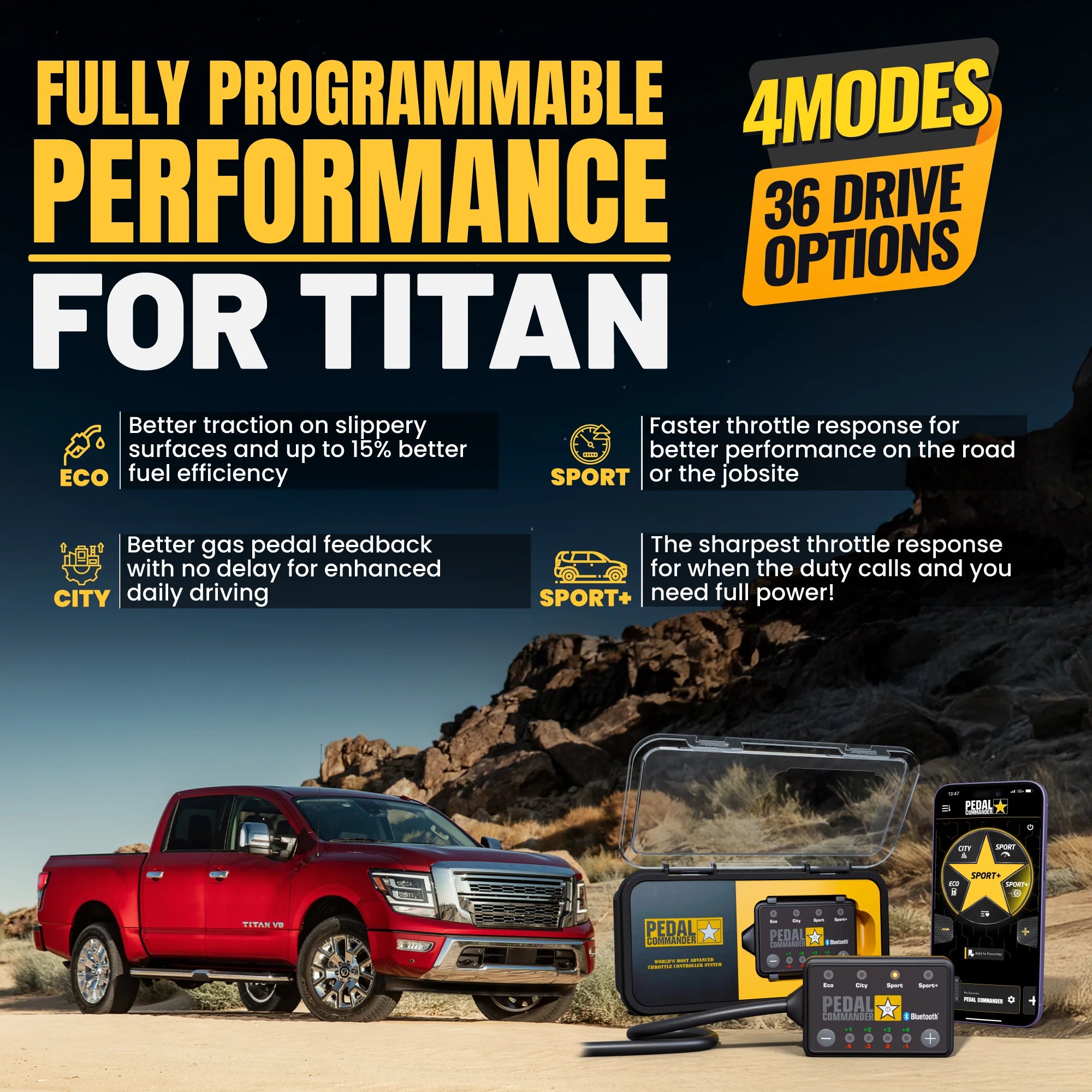 Pedal Commander für Nissan Titan