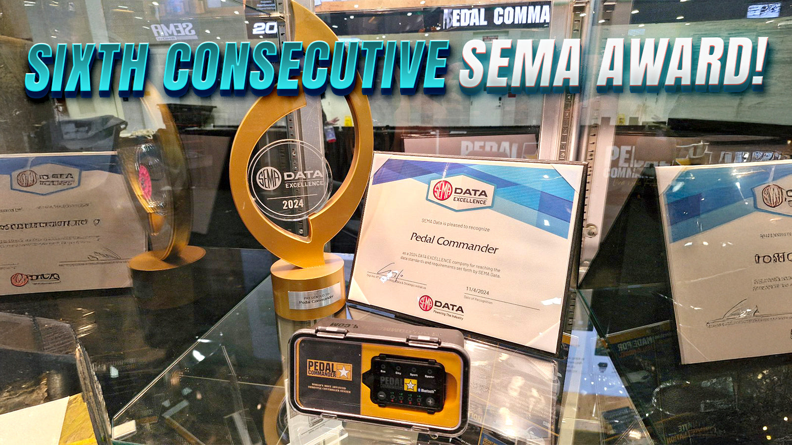 Pedal Commander hat es wieder geschafft: Unser 6. SEMA Award in Folge!