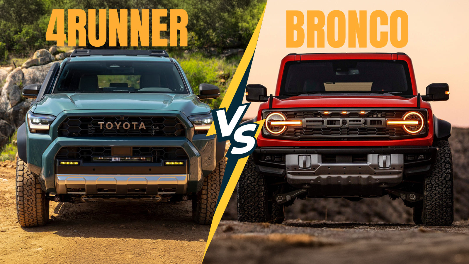 Ford Bronco vs. Toyota 4Runner: Welches SUV ist der beste Overlander?