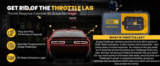 Wie wird der Pedal Commander die Leistung Ihres  Dodge Challenger verbessern?