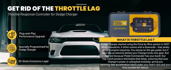 Wie wird der Pedal Commander die Leistung Ihres  Dodge Charger verbessern?