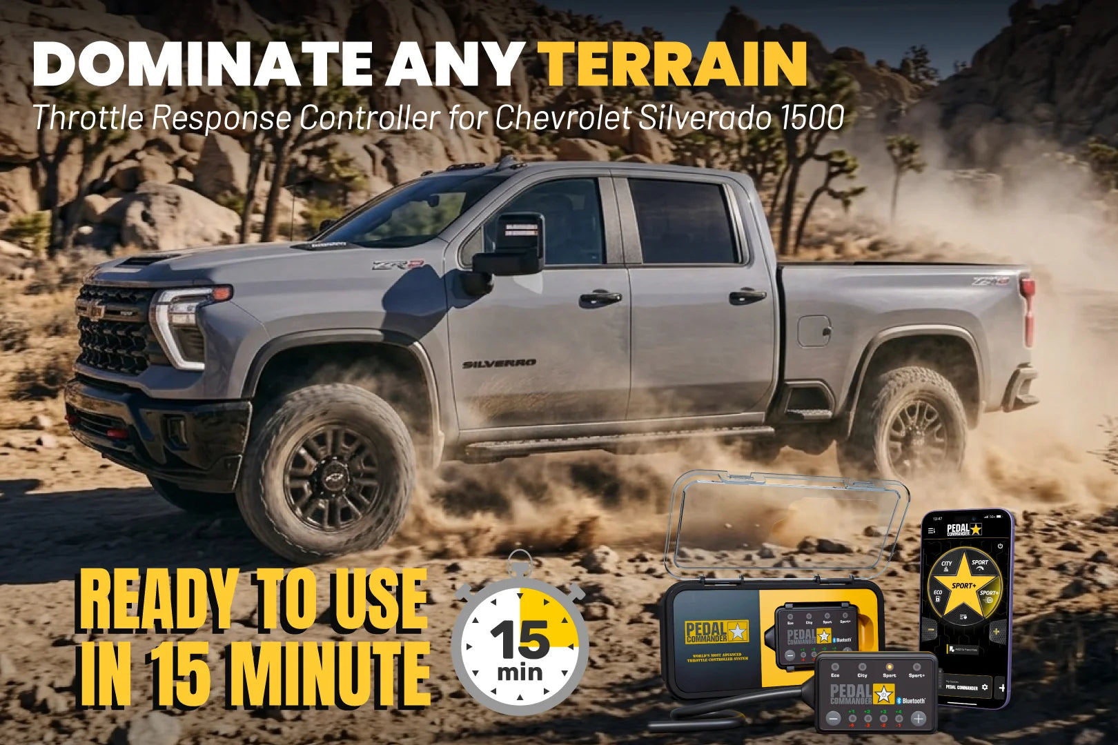 Pedal Commander für Chevrolet Silverado 1500