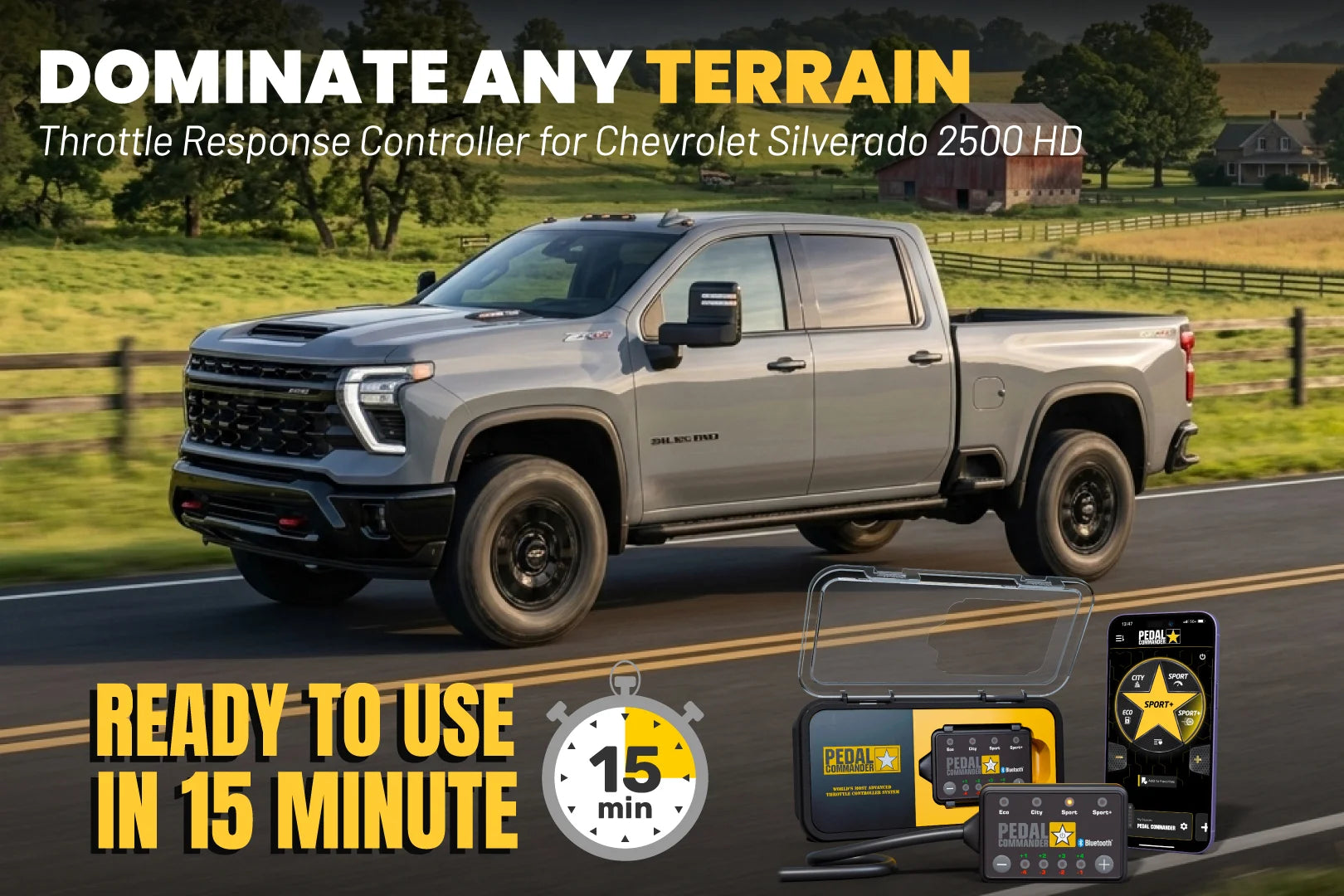 Pedal Commander für Chevrolet Silverado 2500HD