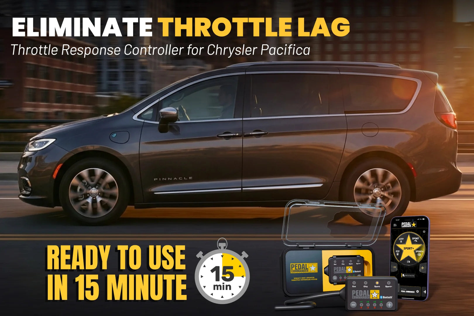 Pedal Commander for Chrysler Pacifica