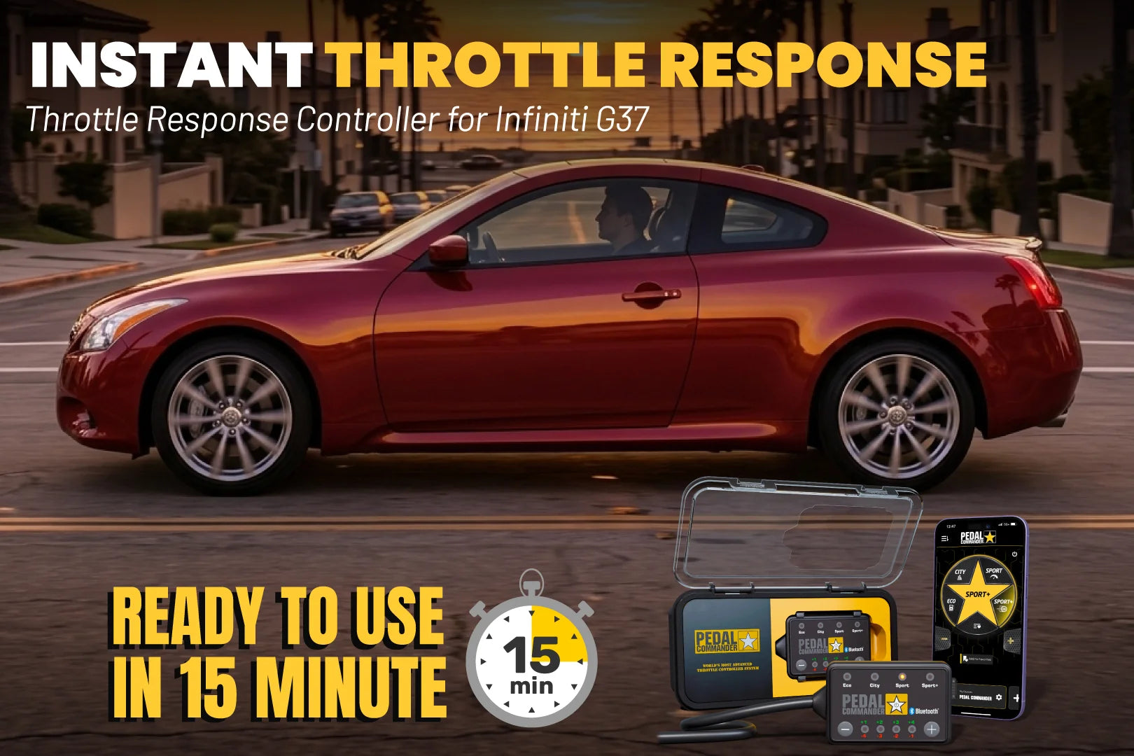 Pedal Commander for Infiniti G37