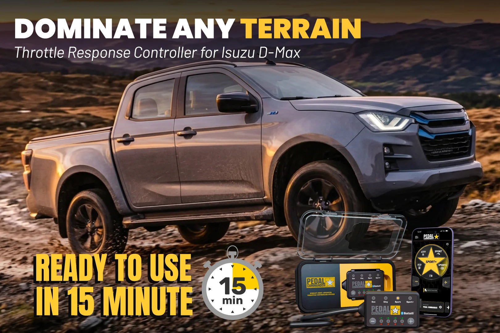 Pedal Commander für Isuzu D-Max