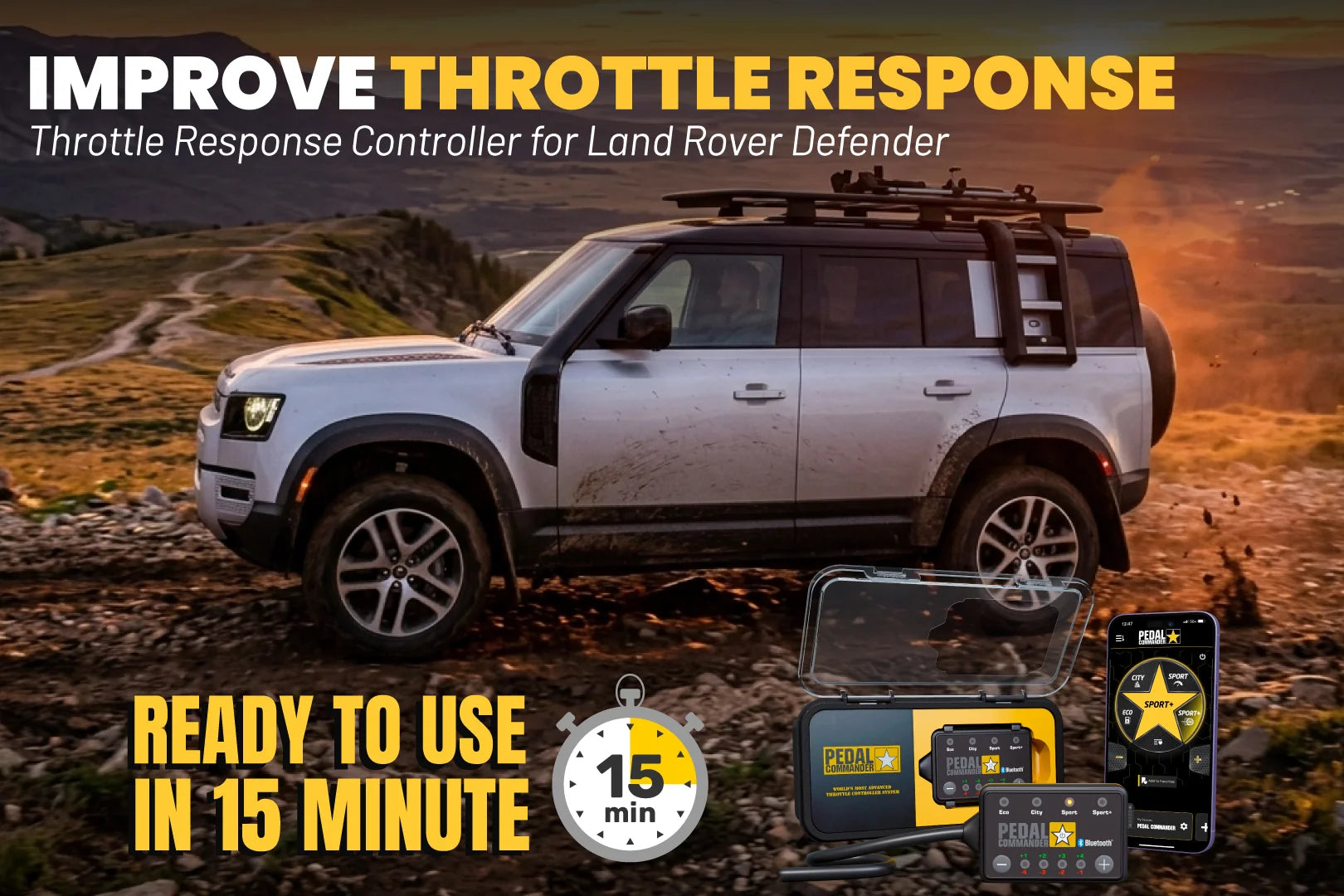 Pedal Commander für Land Rover Defender