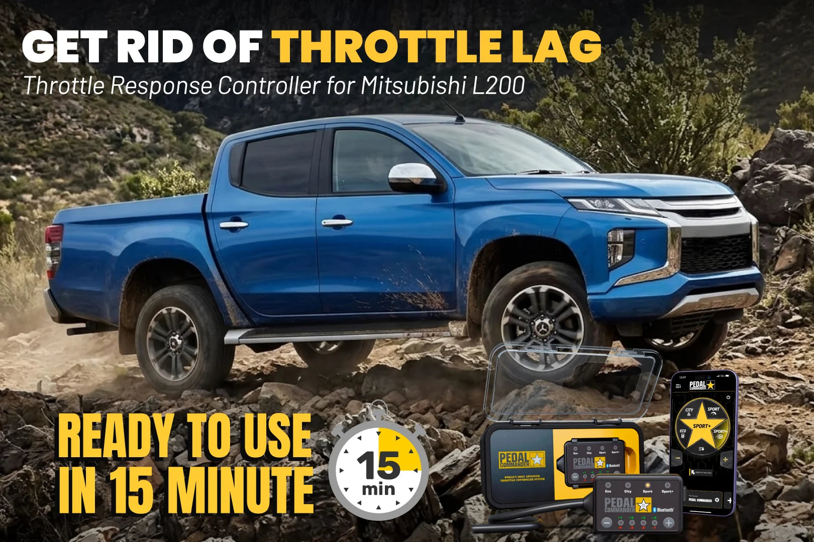 Pedal Commander® für Mitsubishi L200