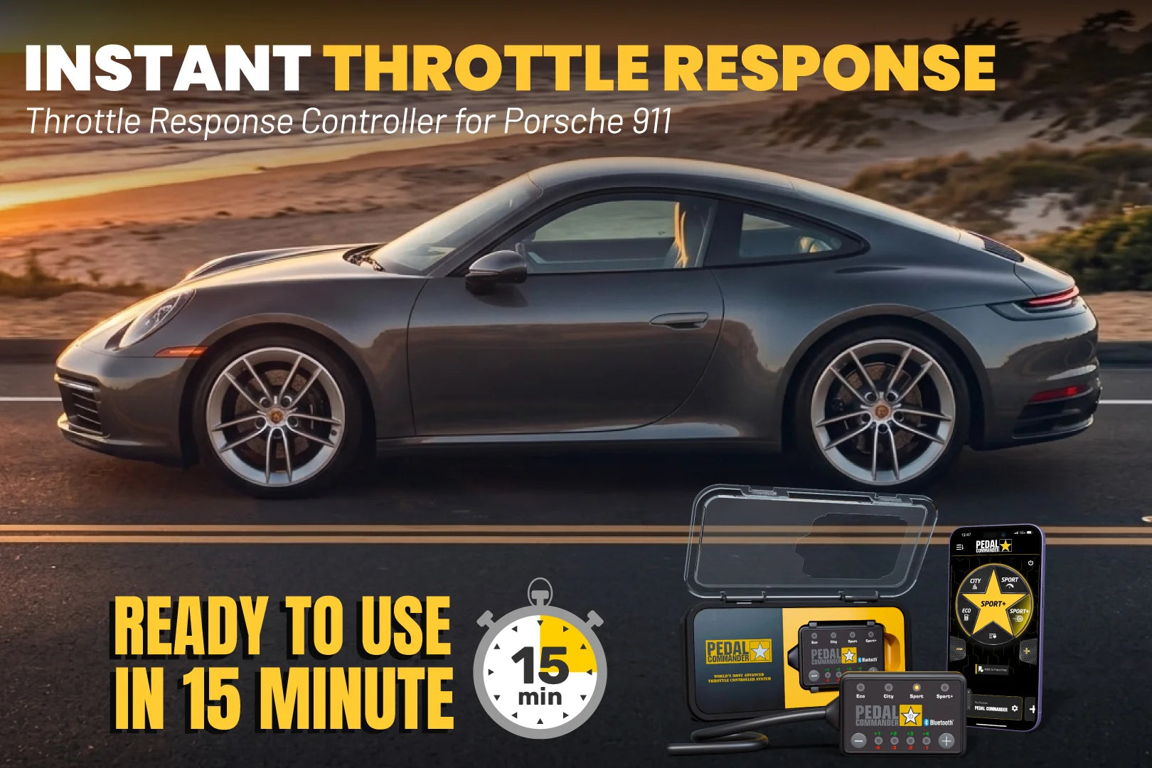 Pedal Commander für Porsche 911 