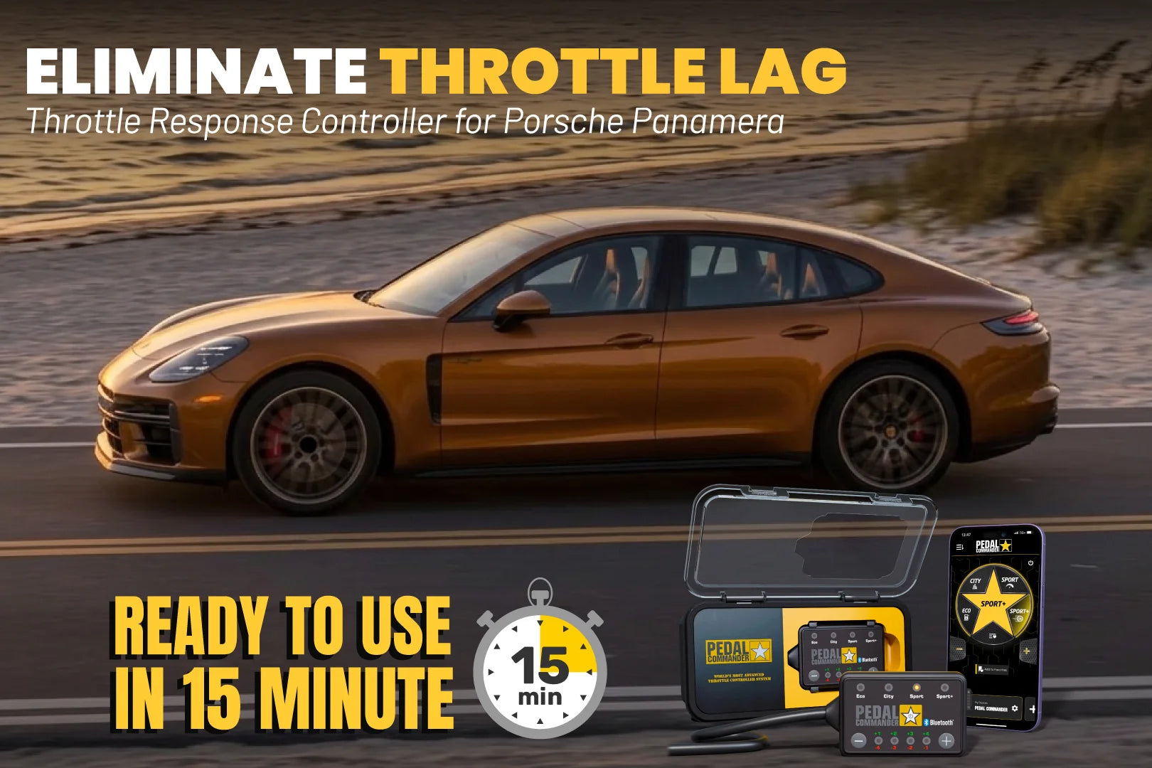Pedal Commander für Porsche Panamera