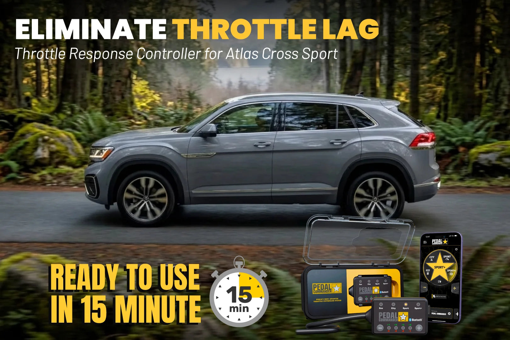Pedal Commander für Volkswagen Atlas Cross Sport