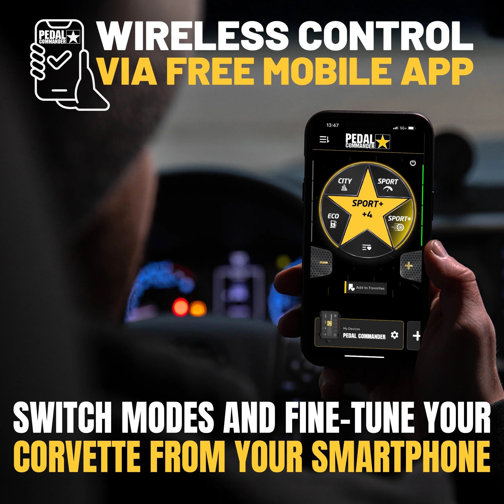 Pedal Commander für Chevrolet Corvette
