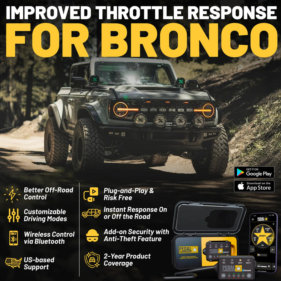 Ford Bronco U725 (2021+) (2.3L EcoBoost - 2.7L EcoBoost Twin Turbo V6 - 3.0L EcoBoost Twin Turbo V6)
