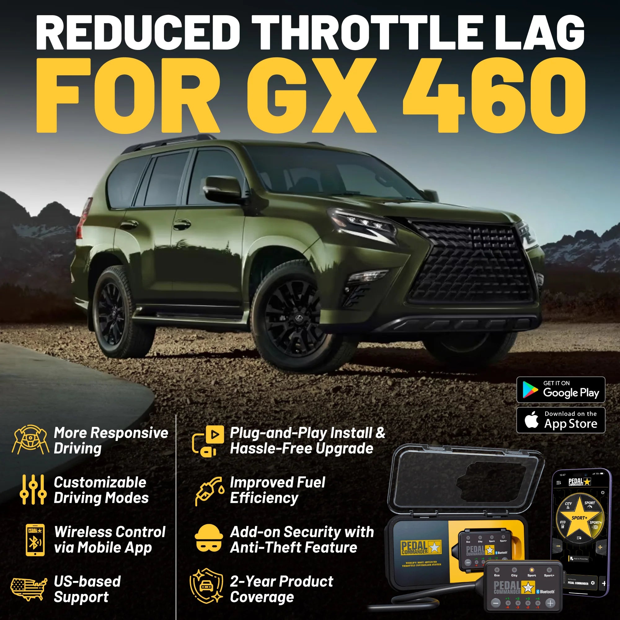 Pedal Commander für Lexus GX