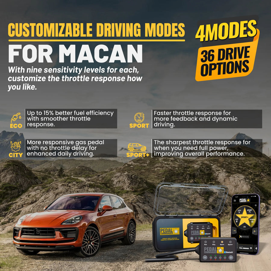 Pedal Commander für Porsche Macan