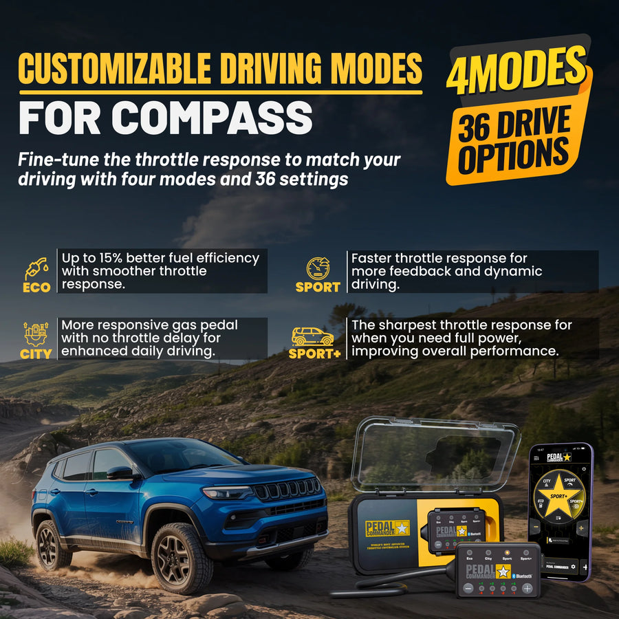 Pedal Commander für Jeep Compass