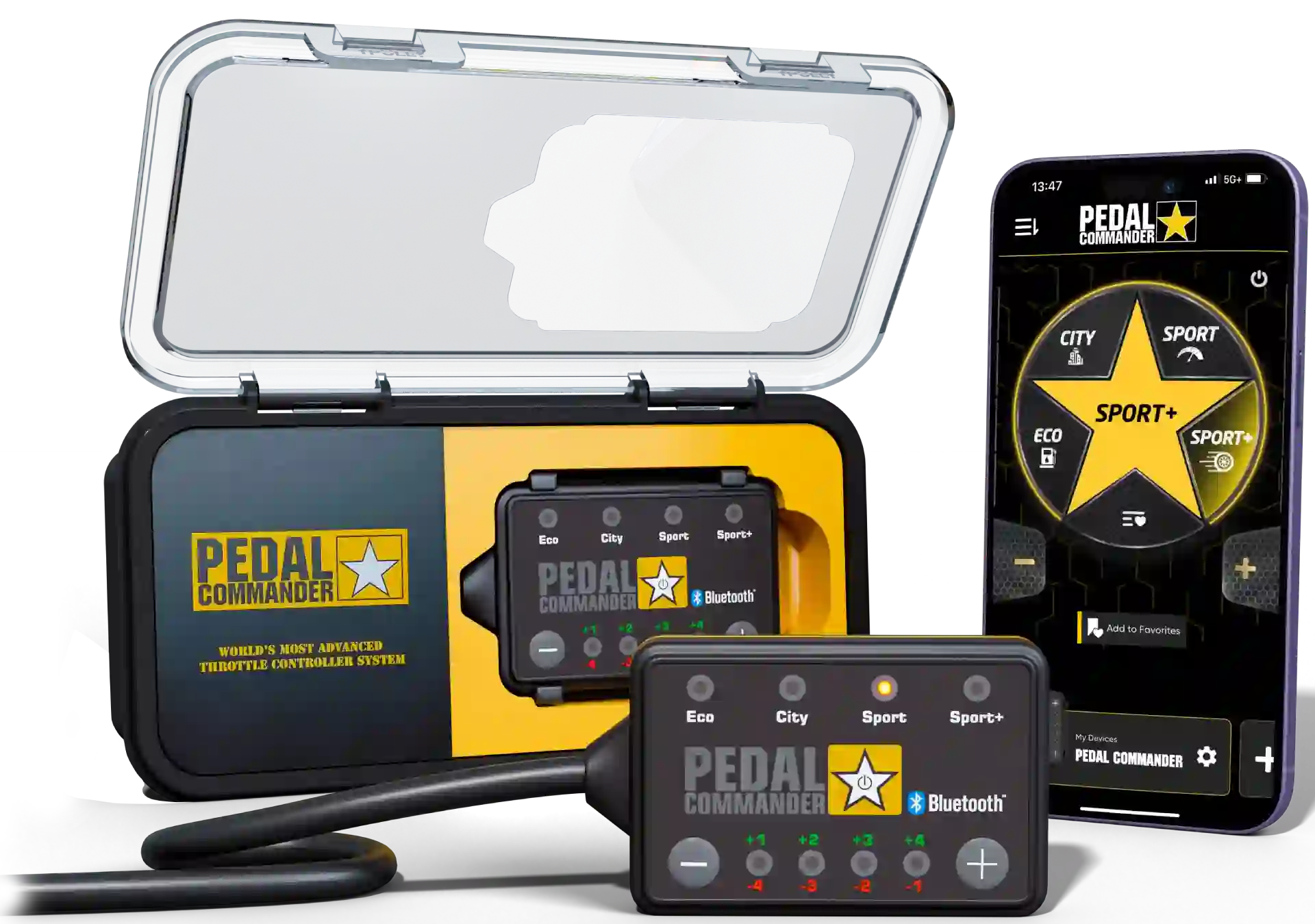 Pedal Commander® App für iOS und Android